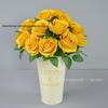 Artificial Dutch Rose Bouquet: 10 Heads for Wedding Hall & Bride's Decoration