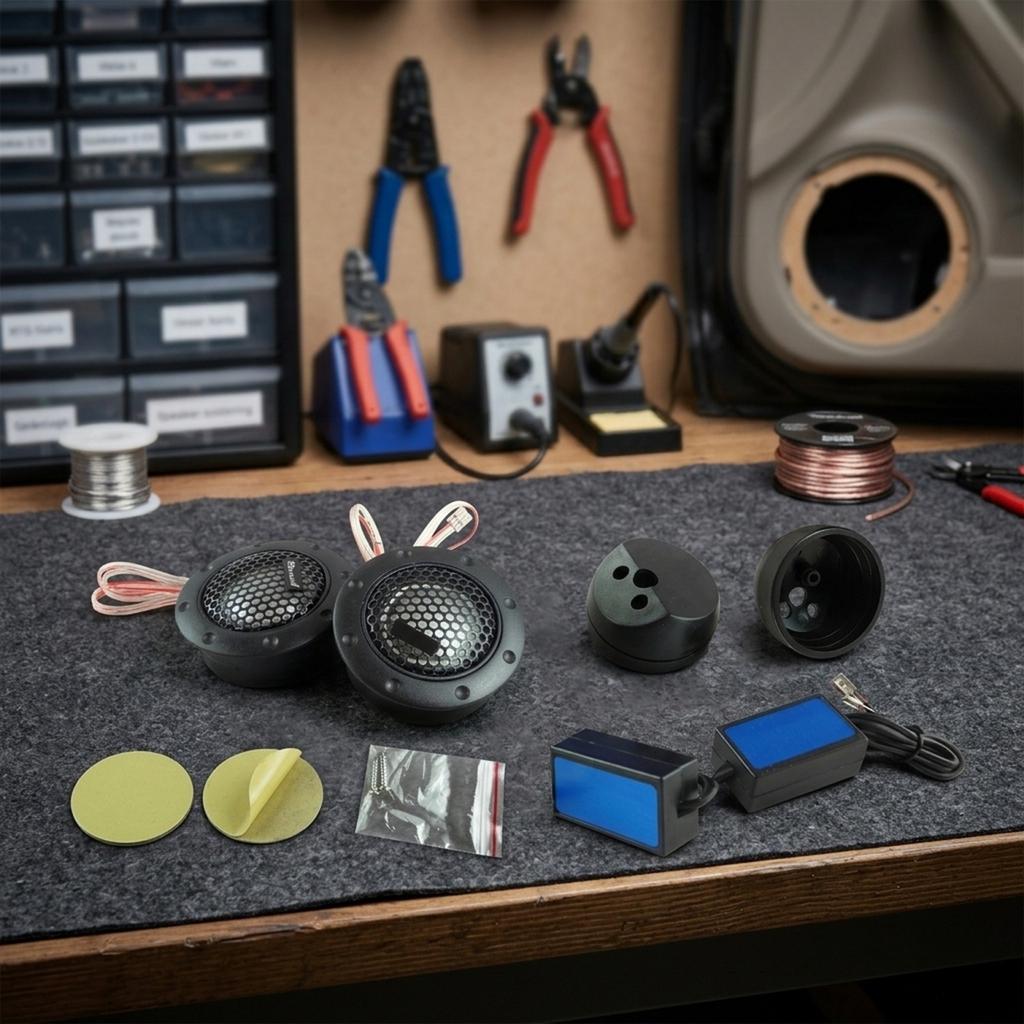 Speakers Tweeters Auto DDT-S30 Soft Dome 12-24V 1pcs