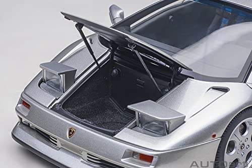 AUTOart 1/18 Scale Lamborghini Diablo SE30 Jota in Titanio/Metallic Silver (Finished Model) 79143