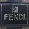 FENDI Pecan Stripe Waist bag 7VA446 body bag Brown Nylon canvas unisex Used