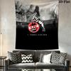 Köln Wall Hanging Printed Fabric Blanket Decorative Tapestries for Bedroom Living Room Home Decor