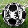 Pallone da Calcio 1860 Monaco Taglia 5 Colorato Cucito a Macchina PVC Pronto per la Competizione Resistente Alta Rimbalzabilità