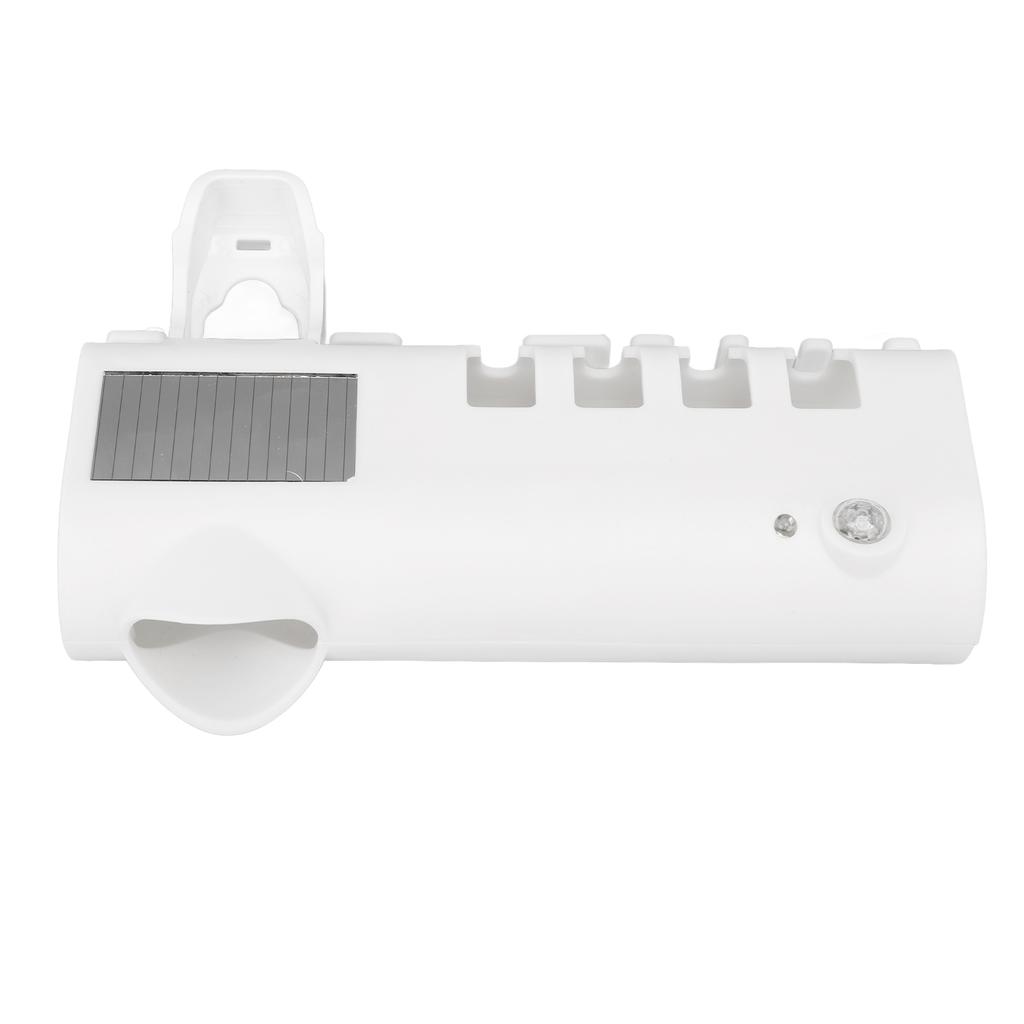 Toothbrush Holder 4 Slots Intelligent Cleaning Punch Free Wall Mounted Toothbrush Cleaner with