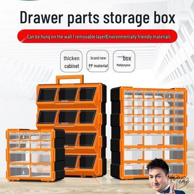 Parts Storage Cabinet with Drawers for Electronics, Hardware, & Screws