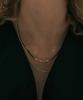 Ound Flat Snake Chain Necklace