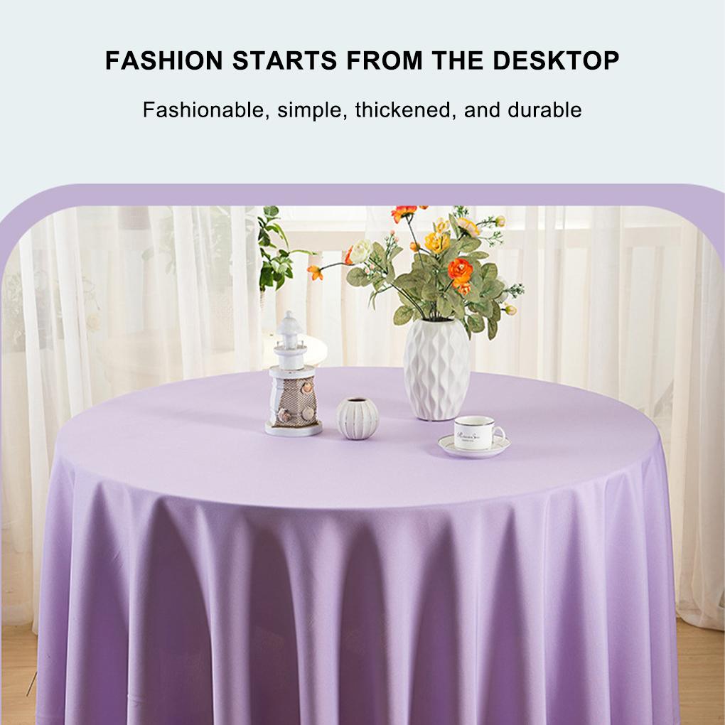 Colorful And Durable Round Tablecloth For Weddings And Parties Round Tablecloths For Circular Table Wedding Decoration