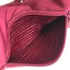 Prada Triangle Logo Triangle Logo Plate Crossbody Bag Shoulder Bag Nylon Pink