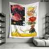 Little Prince Hush Wall Hanging Printed Fabric Blanket Decorative Tapestries for Bedroom Living Room Home Decor