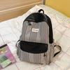 Schoolbag small fresh Korean plaid backpack female high school college student schoolbag high value large capacity girl versatile backpack