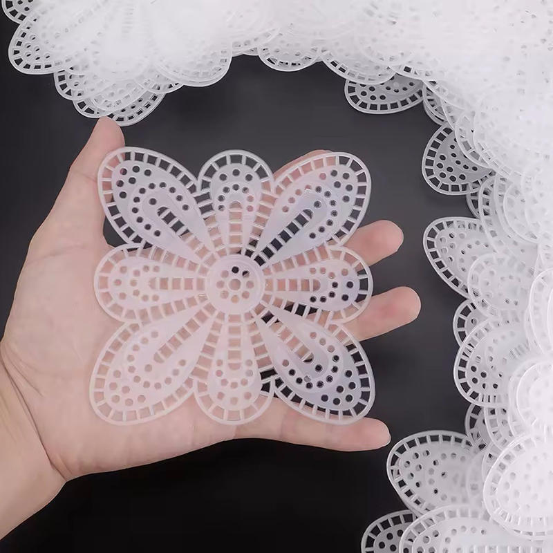 10PCS Plastic Butterfly Flower Mesh Sheets Crochet Jewelry DIY Handmade Craft Weaving Pads Bag Accessories Craft Supplies