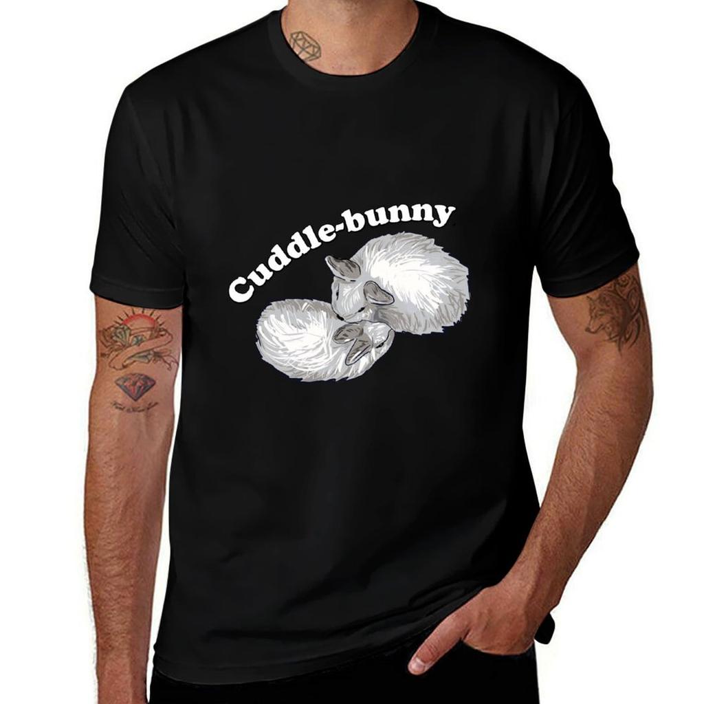Cuddlebunny Adorable Rabbit Shirt Tshirt Plus Size Summer Short Sleeve Tshirt