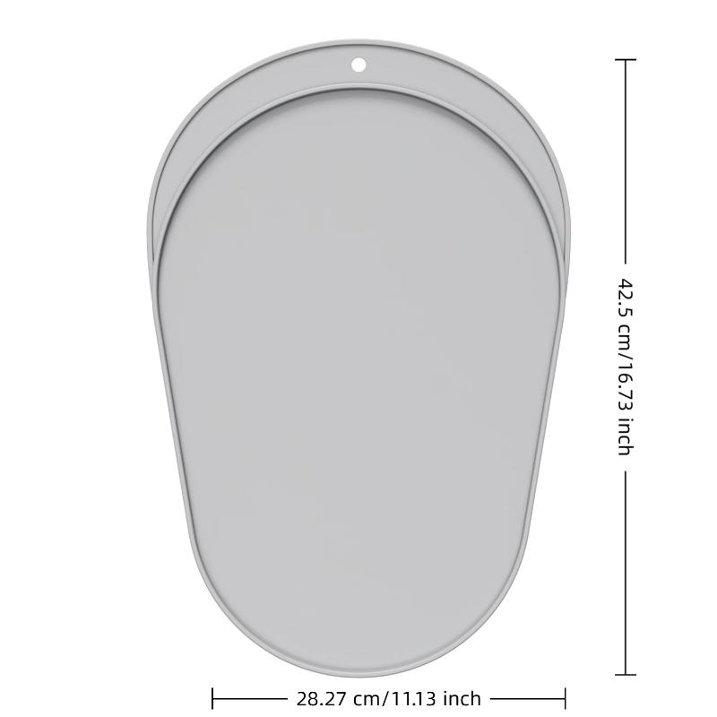 Non-Slip Waterproof Silicone Coffee Mat With Raised Lip For Coffee Machine Kitchen Counter Protector Espresso Maker Drying Mat