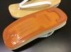 [Setta (Japanese sandals)] [Amber sole, sponge, tatami-style base, white thong, made in Japan (L)]