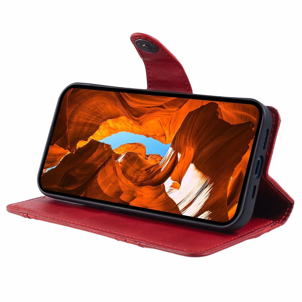 Compatible with Xiaomi Redmi Note 13 Pro+ 5G (Global) Case Crazy Horse Texture Pu Leather Phone Prot