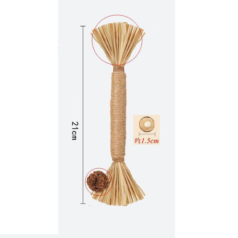 

Popular Wood Polygonum teasing cat toy snacks self-hi gnawing teeth cleaning natural molar stick