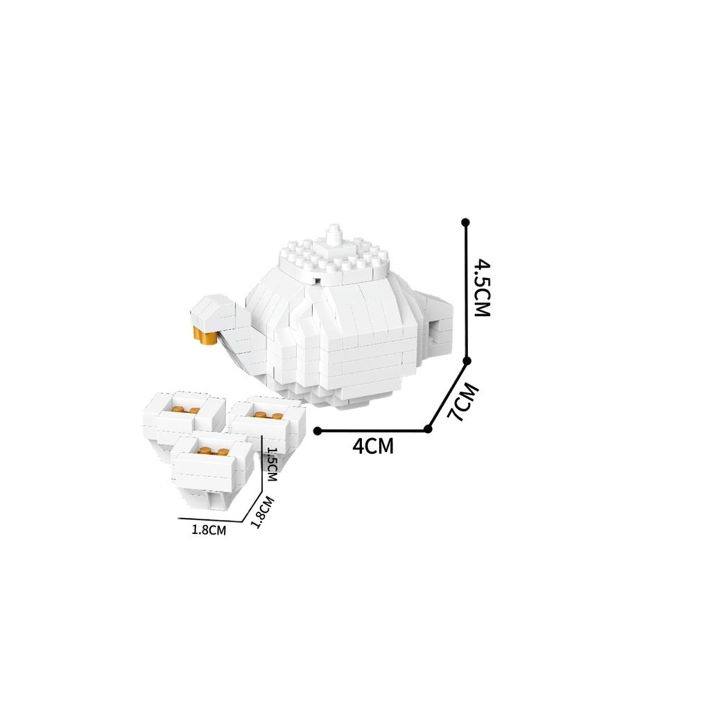 KNEW BUILT French Fries Cola Cake 16 Kinds of Colorful Foods Micro Mini Building Block Toys-Ideal for Kids' FunHoliday Gifts