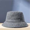 Winter new warm fisherman hat trend men's and women's fashion high-quality wool blended outdoor travel hiking sports basin hat