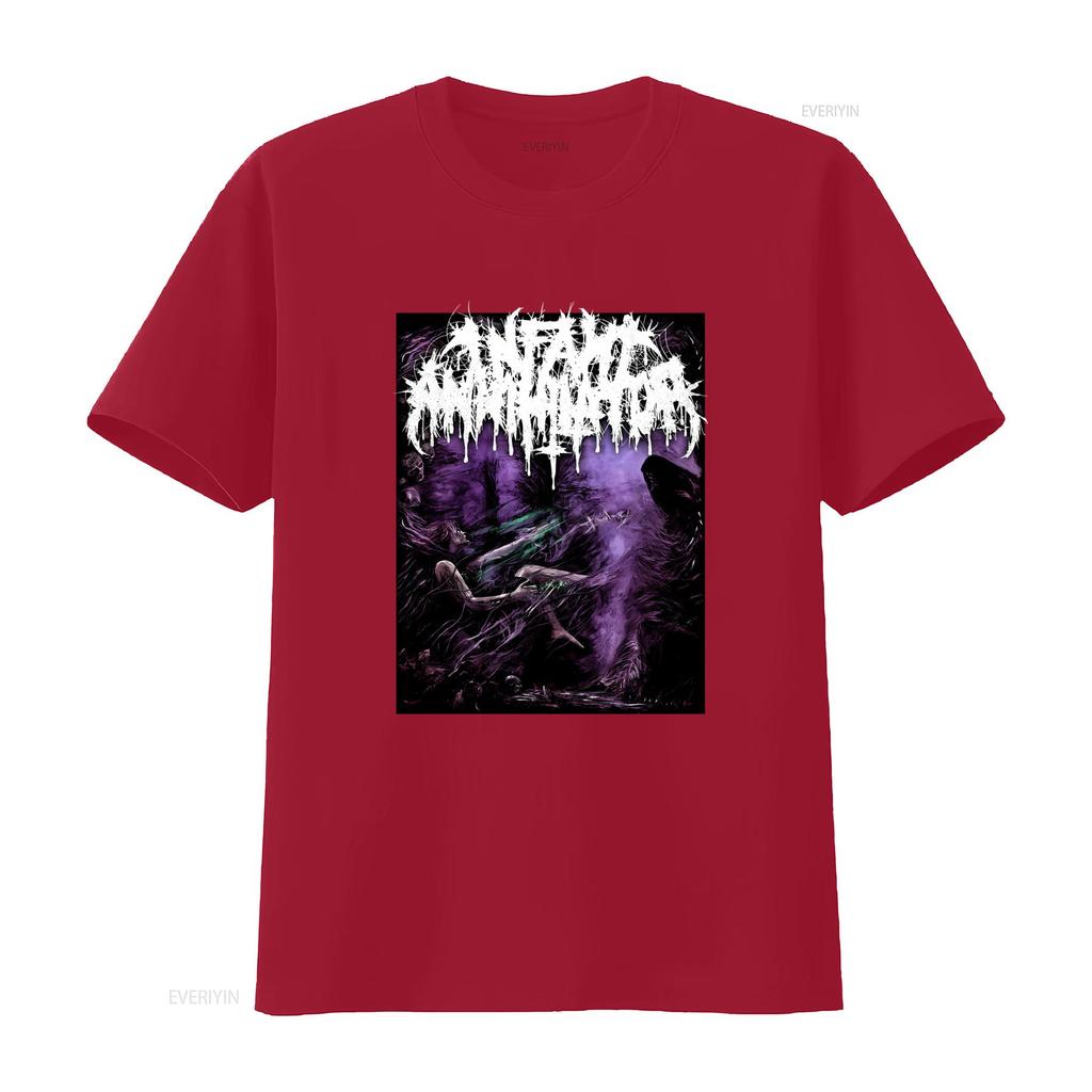 Infant Annihilator Band Music Lover Cotton Black T Shirt All Sizes S 5XL K425 Vintage Washed Stretched Versatile