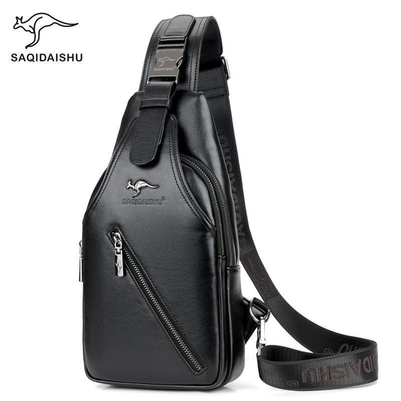 

Saqi Kangaroo Мужская модная уличная сумка-мессенджер через плечо