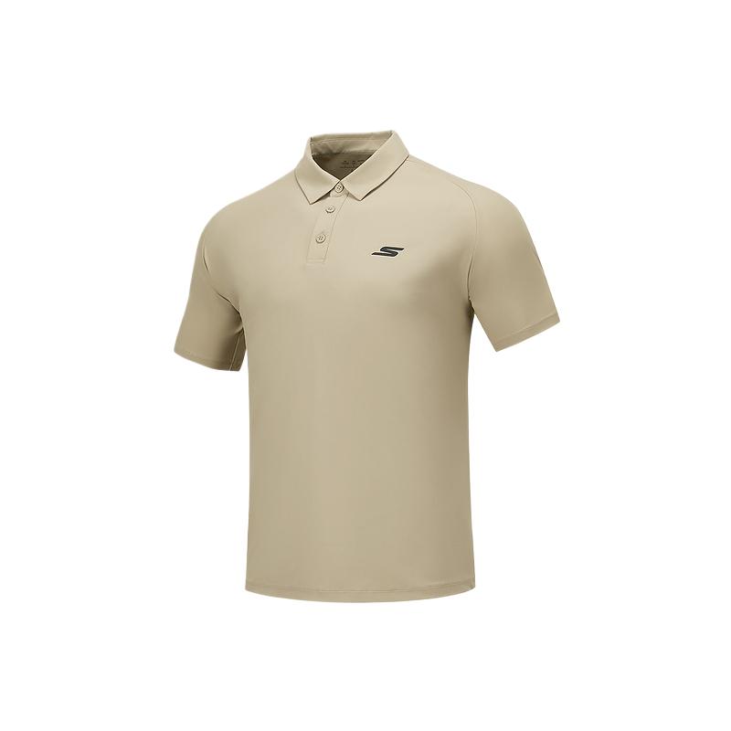 Skechers Solid Color Pullover Short Sleeve Breathable Polo Shirt Men tops P225M144-00EG M