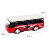 Children's Alloy Anti-Collision Car School Bus City Traffic Decoration Model Airport Metal Pull-Out Boy Holiday Education Toys