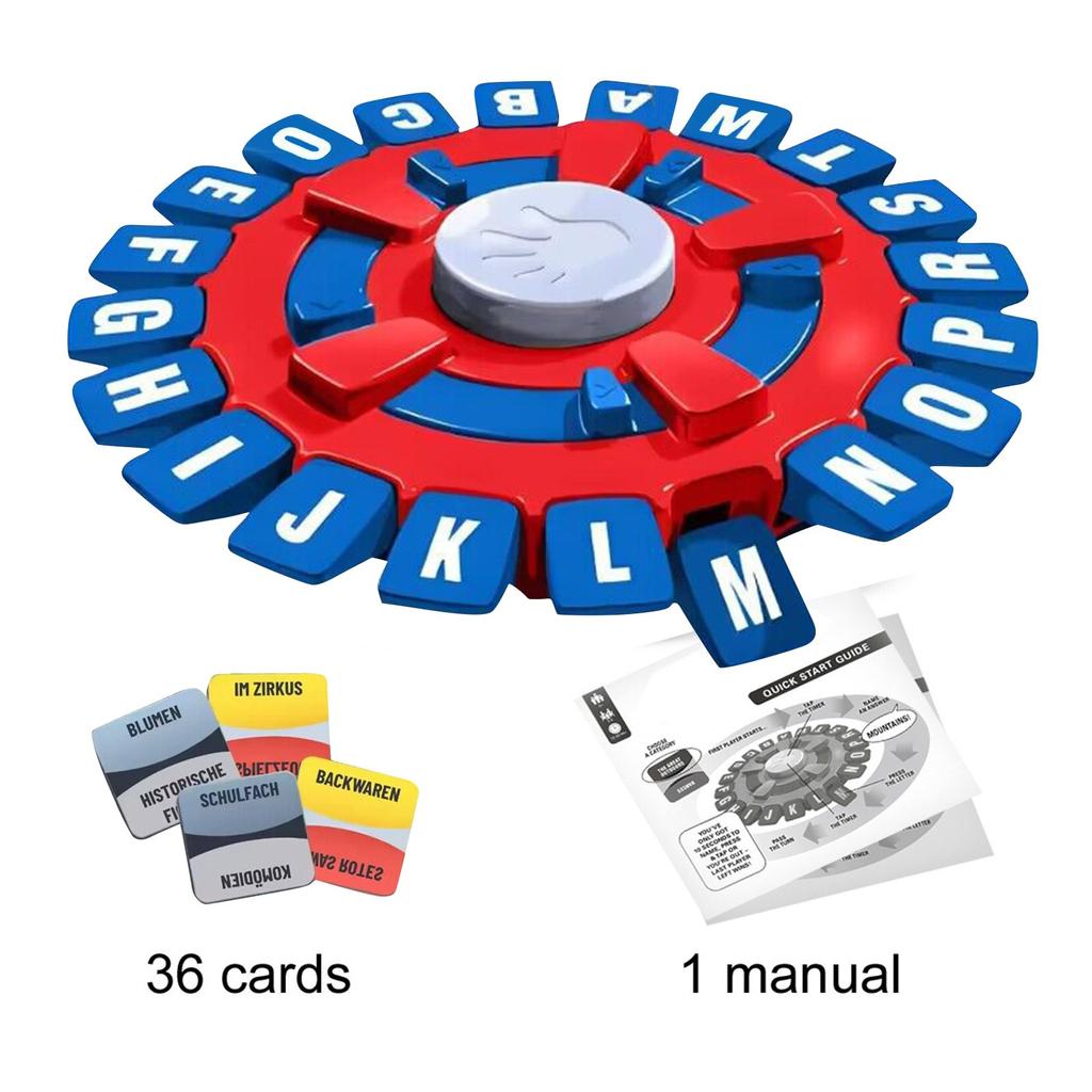 Žodžių žaidimas Greitas šeimos stalo žaidimas Pasirinkite kategoriją ir lenktynes su laikmačiu, kad taptumėte paskutiniu žaidėju mokomuoju žaidimu, puikiai tinka bet kokio amžiaus