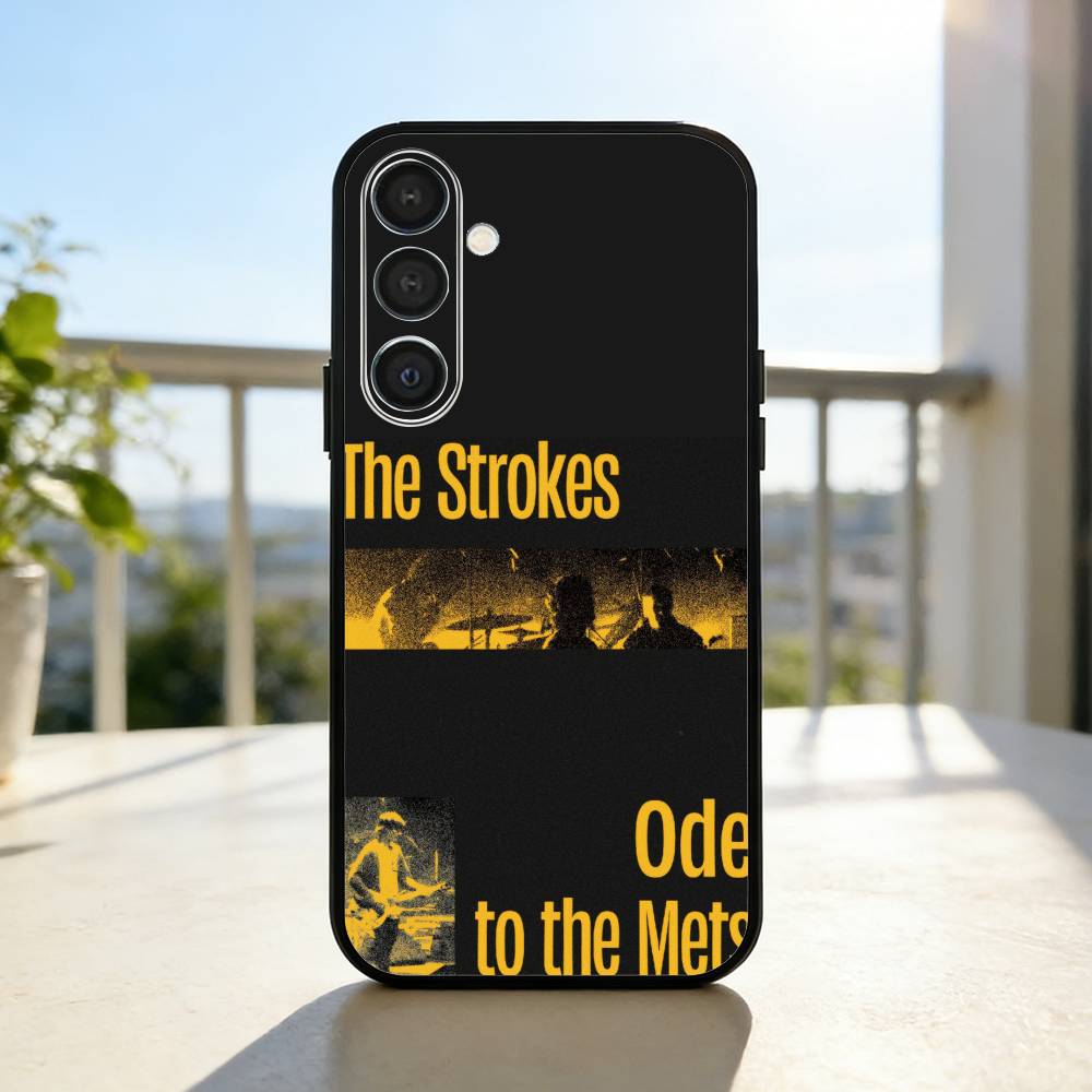 Band The S-strokes Phone Case For Samsung A73,72,71,53,52,51,22,91,80, Soft Black Cover Samsung a20s