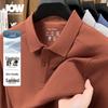 JOW Men's Brushed Long-Sleeve Polo Shirt