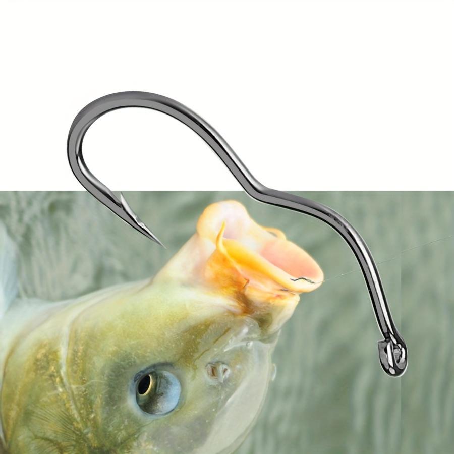 12pcs High Carbon Steel Hooks, Sharp Barbed Hooks, Fishhook For Carp, Outdoor Fishing Accessories