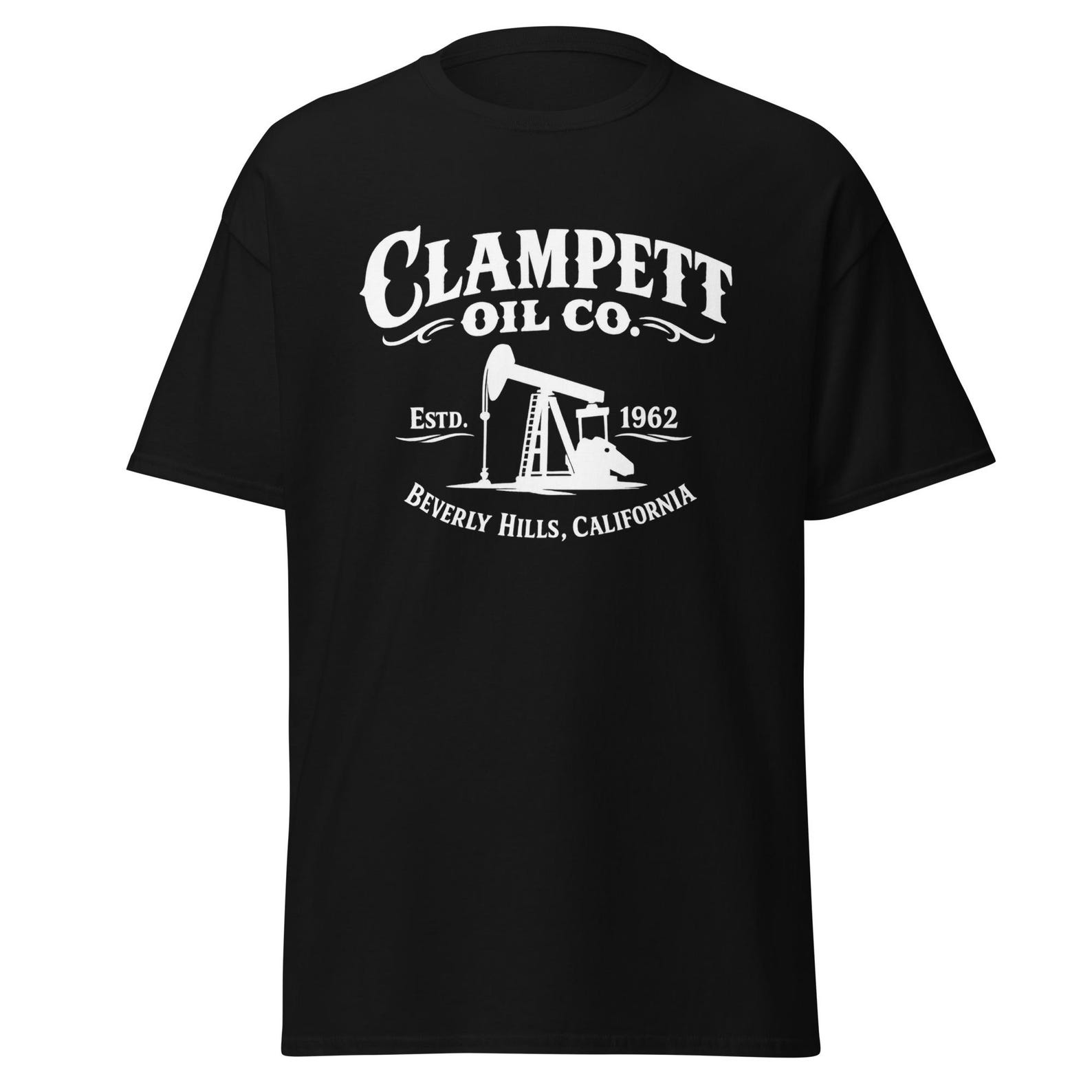 Clampett Oil Co. Funny 1960 s TV Show Parody Quote Shirt, Unisex S