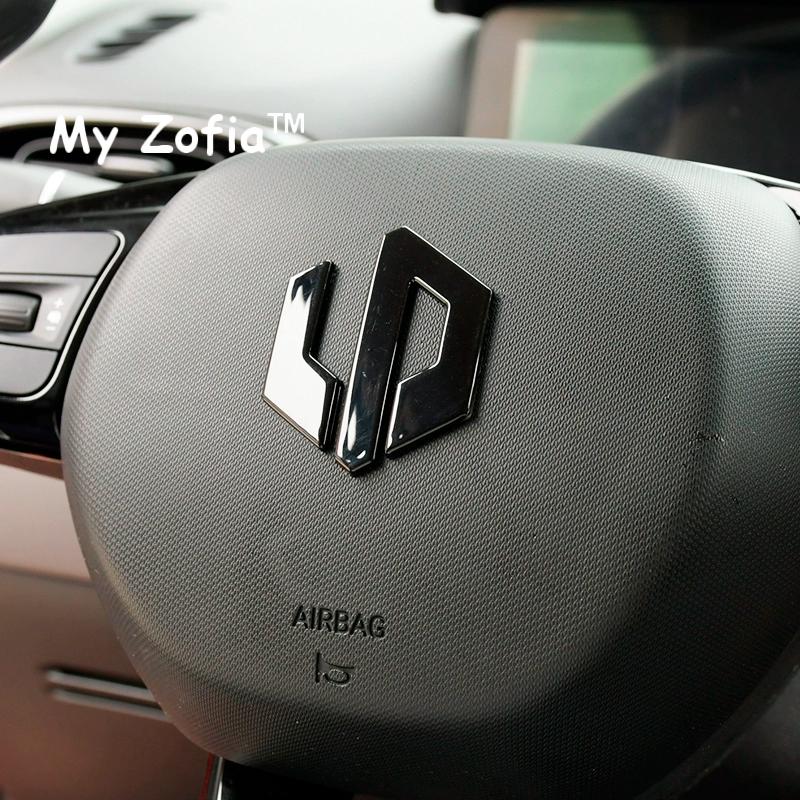 For Leapmotor T03 2024 2025 2026 Car Black front logo ABS Car Steering Wheel Emblem Sticker Accessories