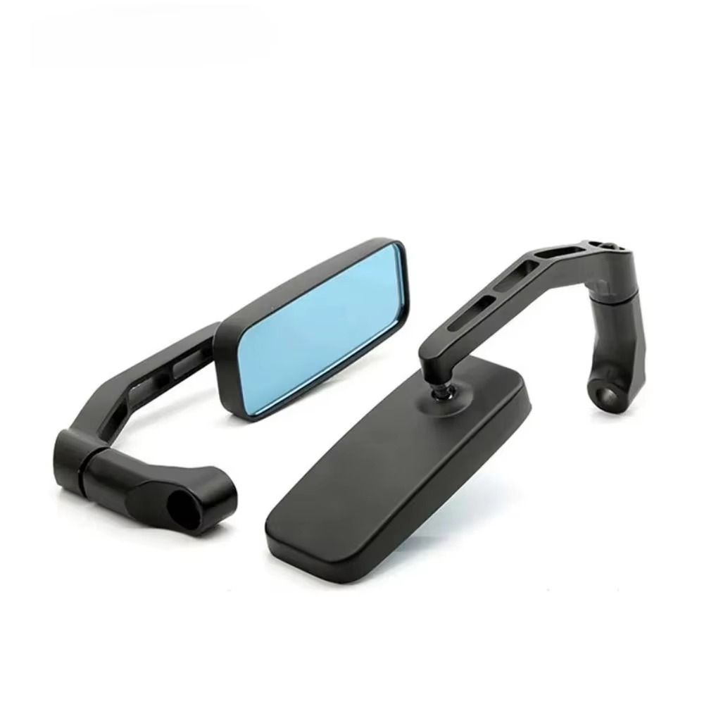 Blue Glass Motorcycle Side Mirror Adjustable Motorcycle Handlebar Rearview Mirrors Street Sports
