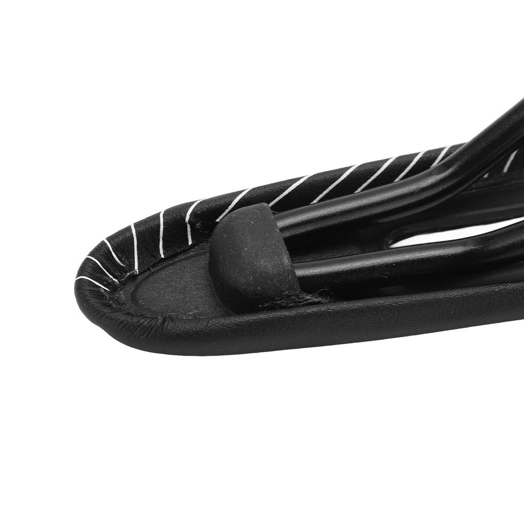 Saddle Waterproof Road Bike Cushion Breathable Hollow Cycling Racing Saddle(Black White )