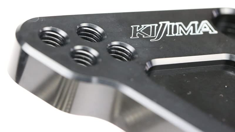 Kijima Bike Parts Step Step Up Halterung Schwarz Eloxiert YAMAHA ver.2 YZF-R25/R3/MT-25/03 213-4382A