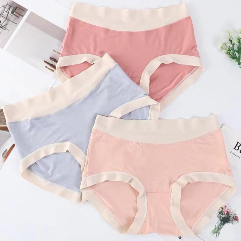 Höschen mit hoher Taille für Damen, atmungsaktive Push-Up-Slips aus reiner Baumwolle, bequeme Unterwäsche in Übergröße