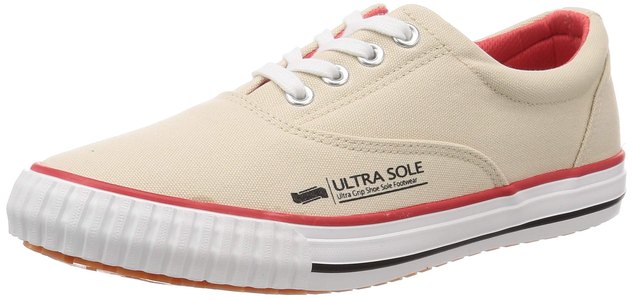 

Margo Slip-On Work Shoes with Laces, Ultra Sole, Size 70, Unisex, Ivory, 23.5 cm, 3E, Slip-Resistant, Water-Repellent, with Laces.