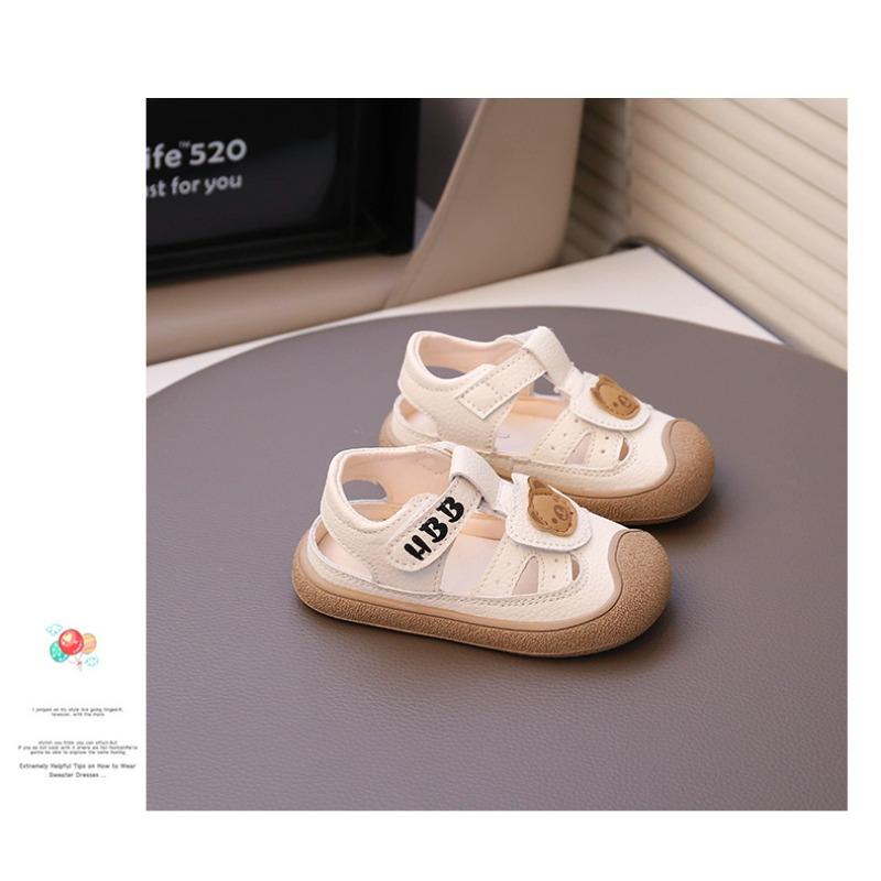 Baotou anti-kick baby sandals summer new soft-soled non-slip baby toddler shoes Korean version of boys beach shoes