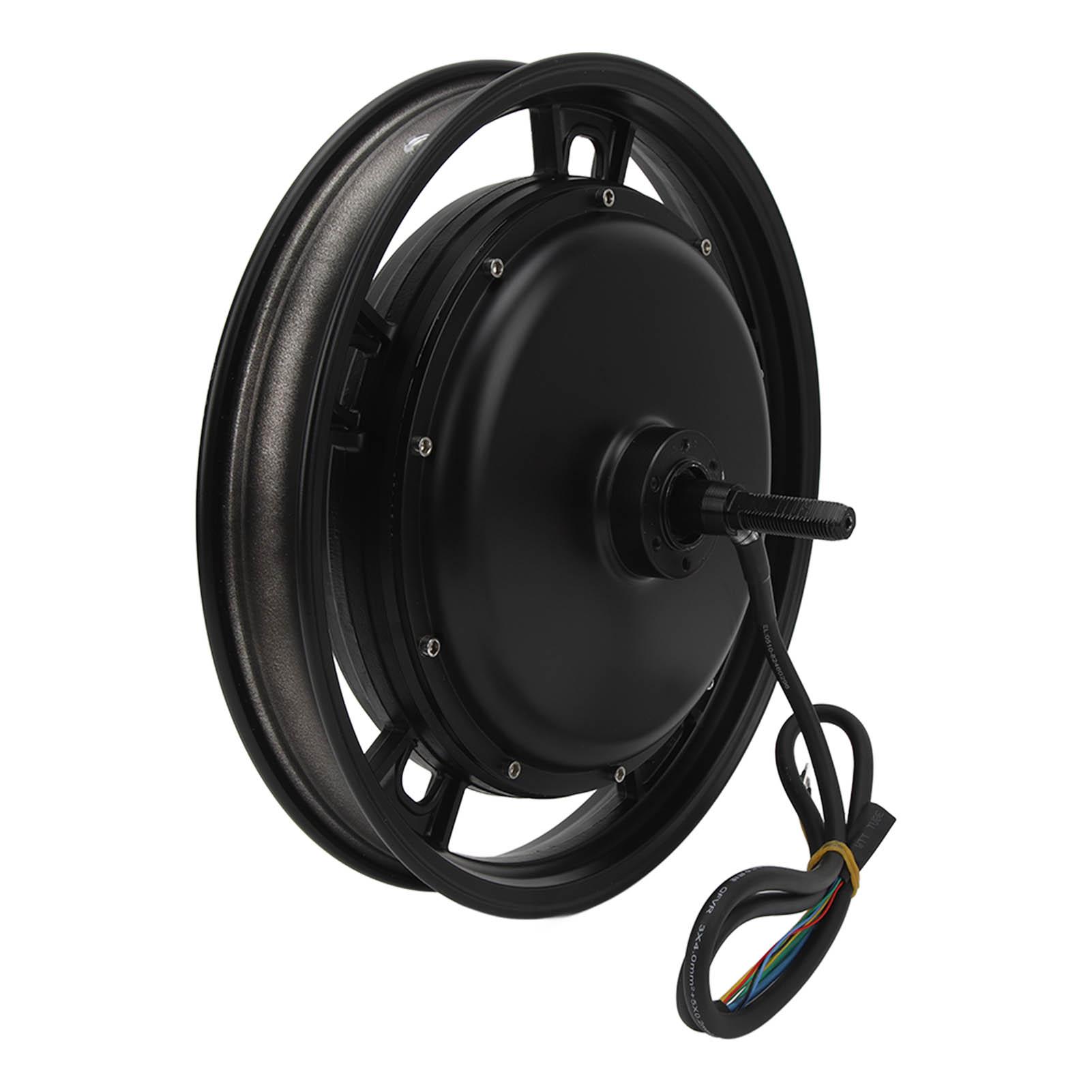 

16-дюймовый бесщеточный мотор-концентратор с низким уровнем шума, многократная защита, водонепроницаемый для электрического мотоцикла