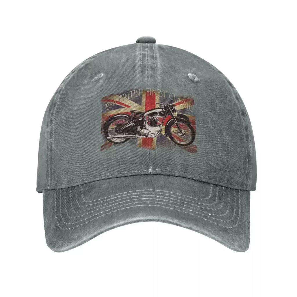BSA British Finest Motorcycle Cap Cowboy Hat Winter Items Hat Man for the Sun Mens Hat Luxury Womens
