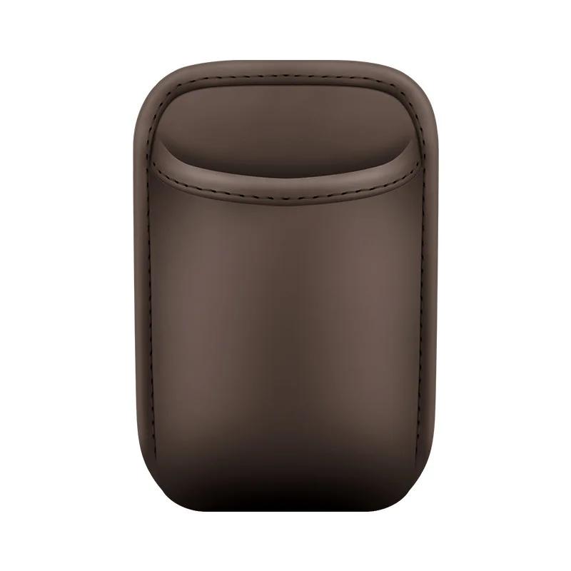 Leather Water Cup Storage Box By The Car Door And Multi-functional Beverage And Garbage Storage Box On The Back Of The Seat