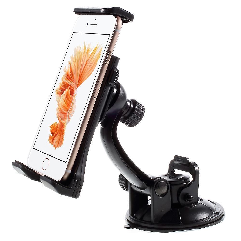 Universal Rotating Suction Cup Car Holder Mount for iPhone 6 Plus/iPad Air 2,Vertical Range: 110-180mm