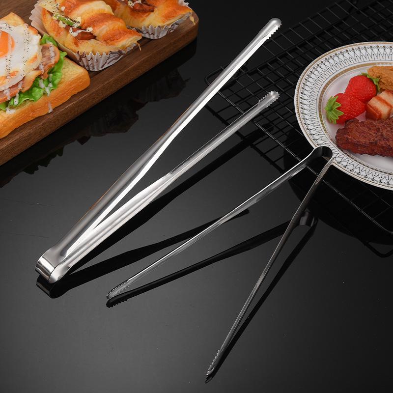 304 Stainless Steel Anti-Scald Buffet and Barbecue Tongs