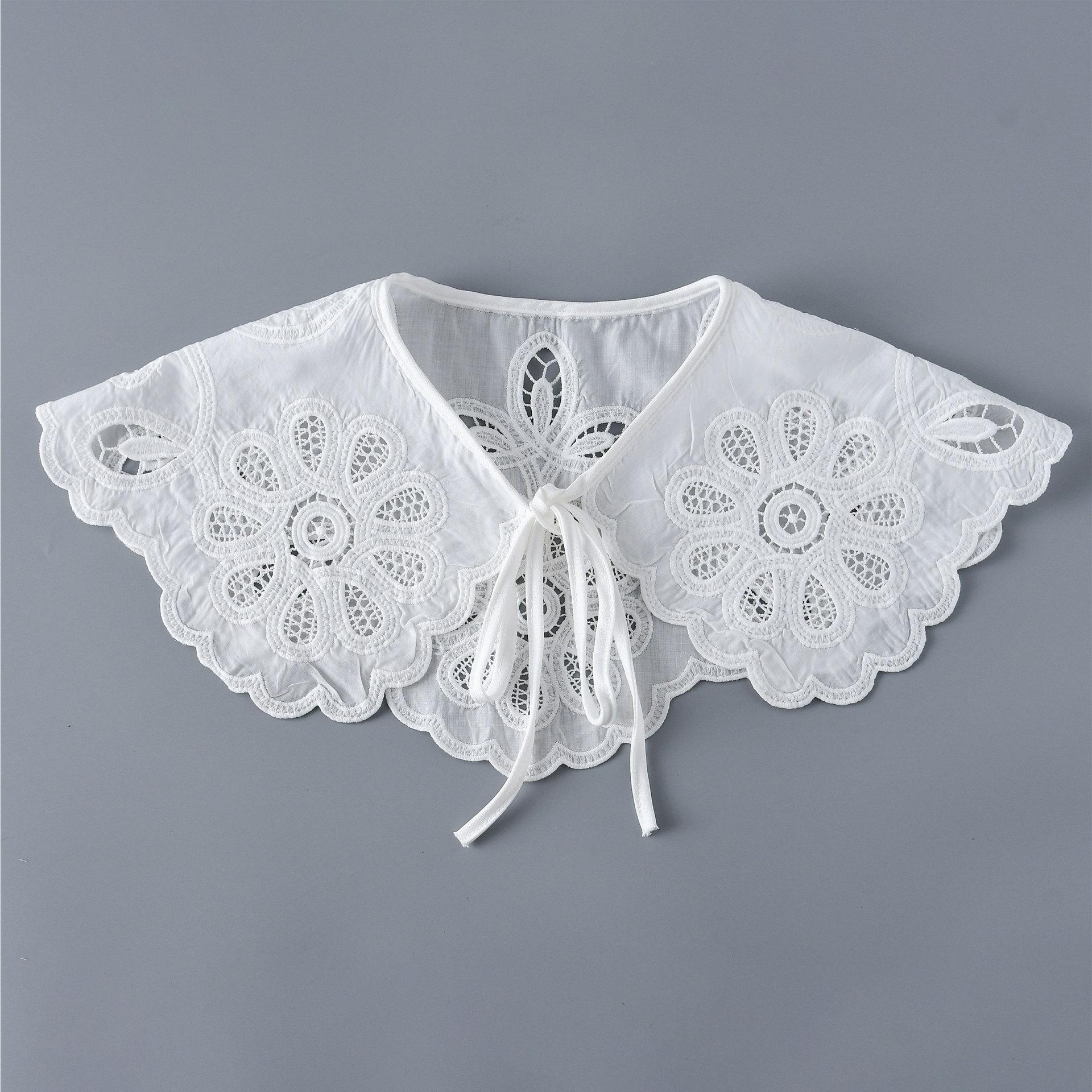 

Женская полая рубашка со съемным воротником-шалью, женский лацкан с бантами, ложный воротник, съемные плечи, накидки