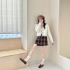 Women's V-neck Sweater Single Breasted Slim Fit Long Sleeved Knitted Cardigan Sweater for Autumn