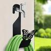 Heavy-Duty Wall-Mounted Hose Hanger Solid Material Large Weight Capacity Garden Hose Winder Easy To Install Bend Resistant