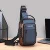 Borsa a tracolla antifurto da uomo con ricarica USB, borsa a tracolla per scuola, viaggi brevi, messaggero, palestra, marsupio sportivo da uomo