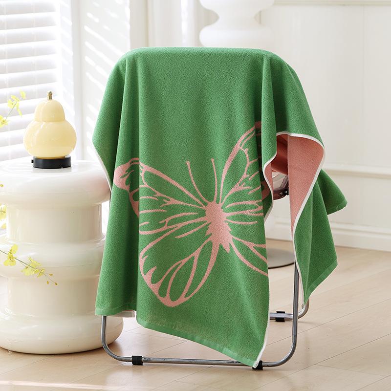 

Банное полотенце из хлопка класса А с рисунком жаккарда увеличенное для взрослых впитывающее детское утолщенное быстросохнущее банное полотенце из хлопка класса А большое банное полотенце 70*140cm