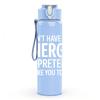 1PC Light Up Energy Pretend White Graphic 750ml Color Plastic Sports Water Bottle Leakproof Flip Straw Lid Suitable for Sports Office Home Use