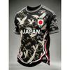 2026 Edition Japanische Fans Fußball Trainings-T-Shirt - 3D Digitaldruck - Bequem und Atmungsaktiv - Familienkleidung