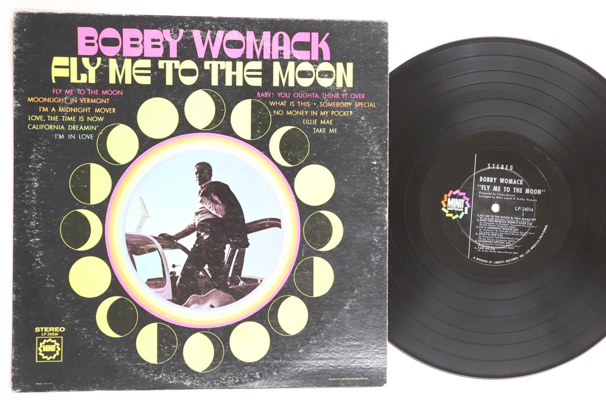 

LP Record BOBBY WOMACK - Fly Me To The Moon LP24014 MINIT 1968 US Soul/Funk Used